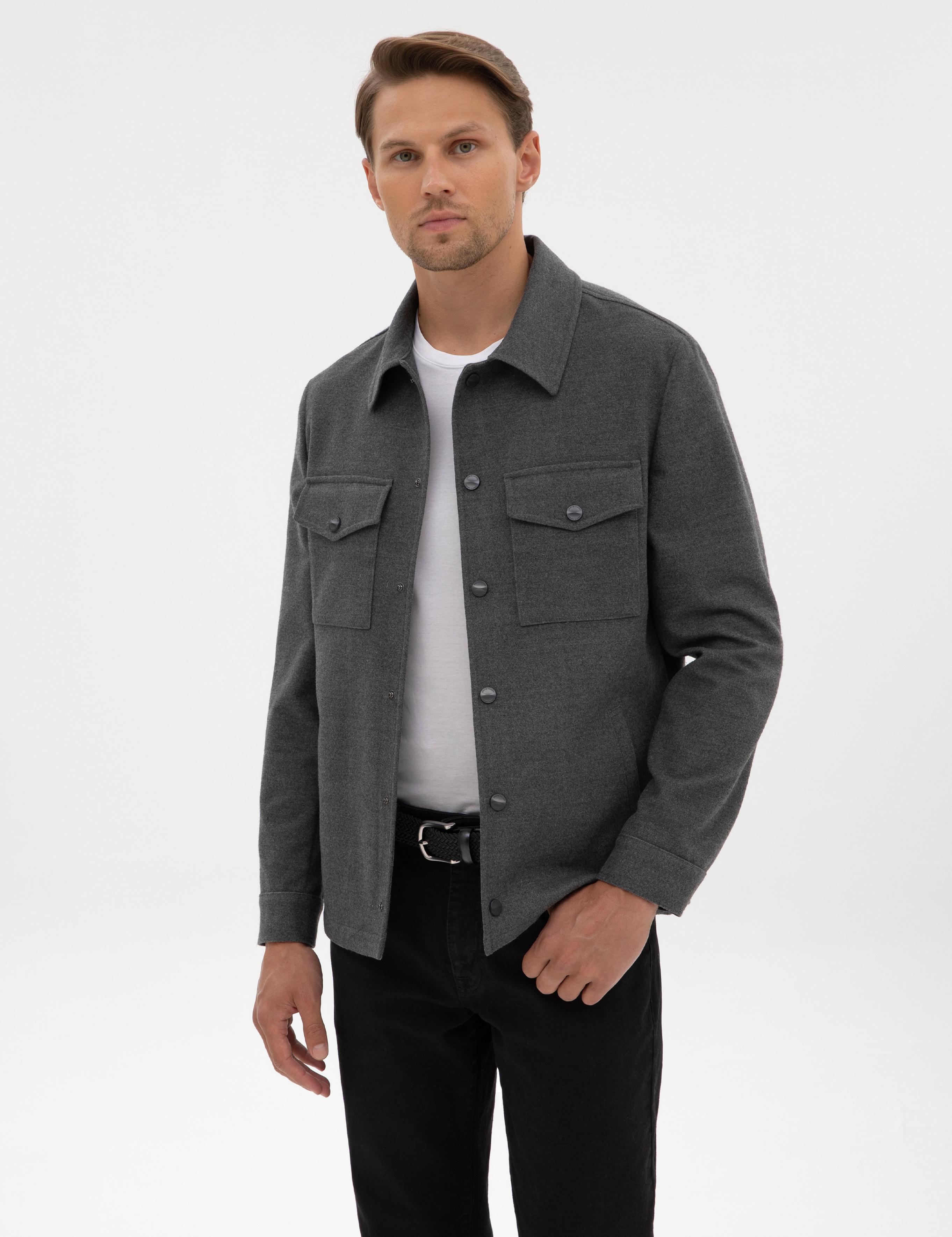 Füme Regular Fit Gömlek Ceket