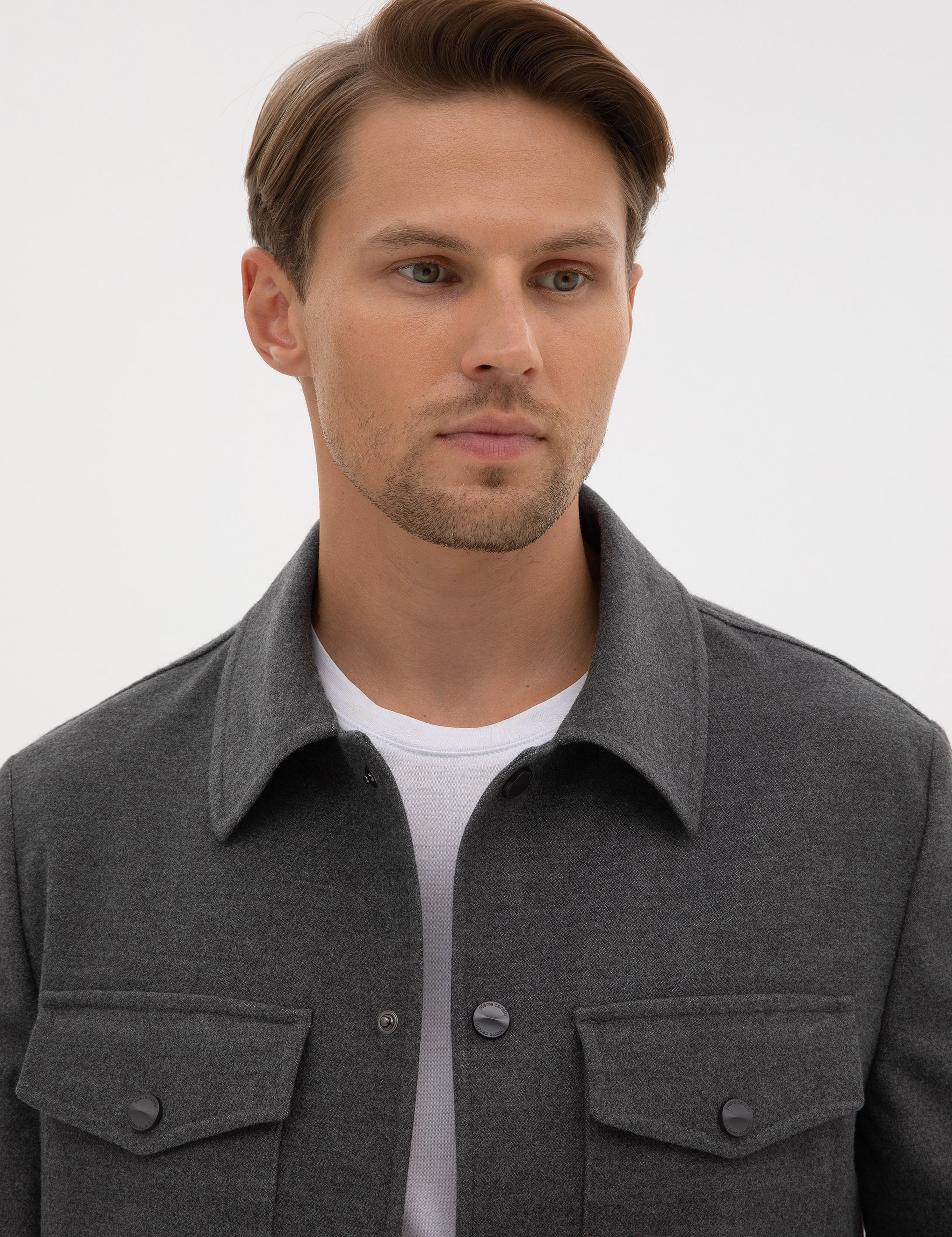 Füme Regular Fit Gömlek Ceket