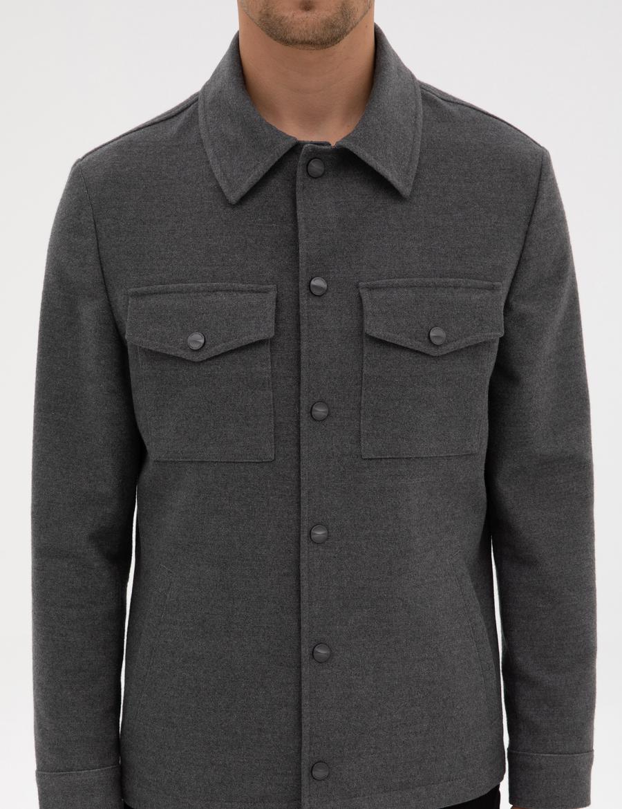Füme Regular Fit Gömlek Ceket