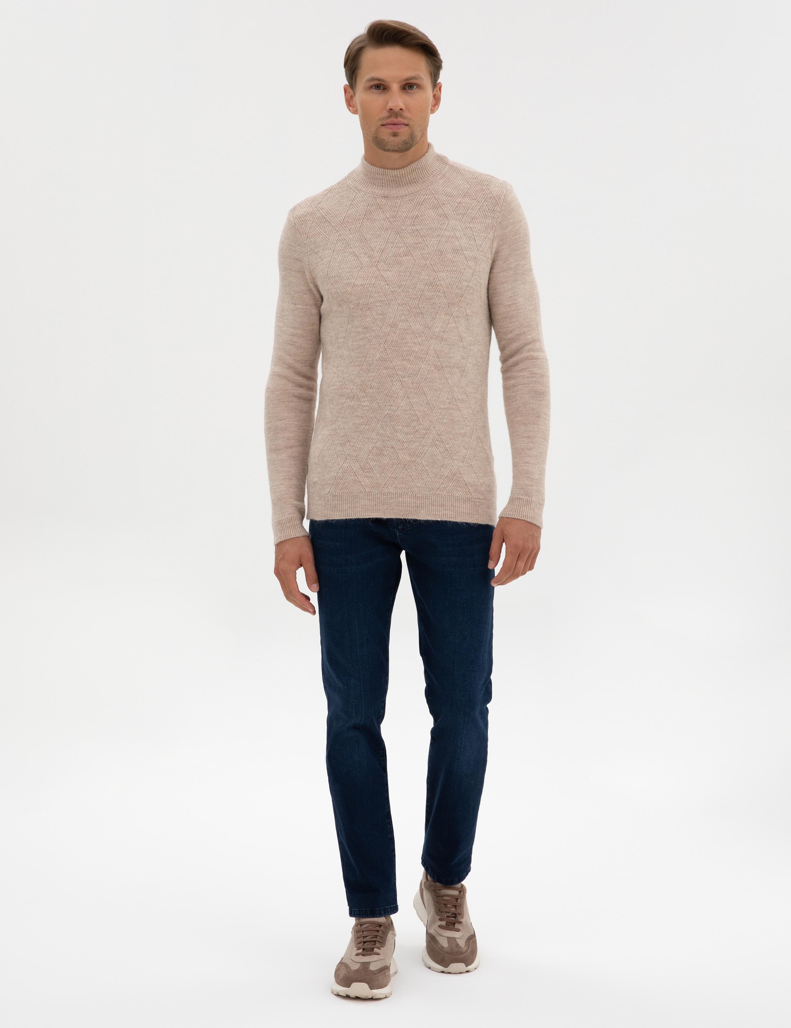 Lacivert Slim Fit Jean Pantolon