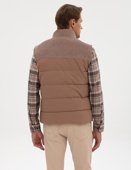 Vizon Kadife Detaylı Yelek - 50313952005