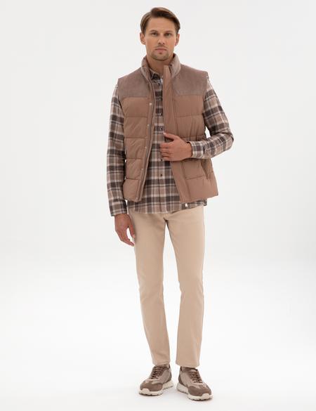 Vizon Kadife Detaylı Yelek - 50313952005