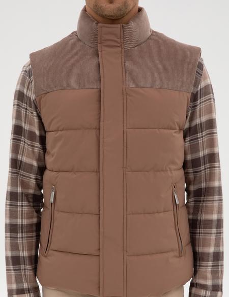 Vizon Kadife Detaylı Yelek - 50313952005