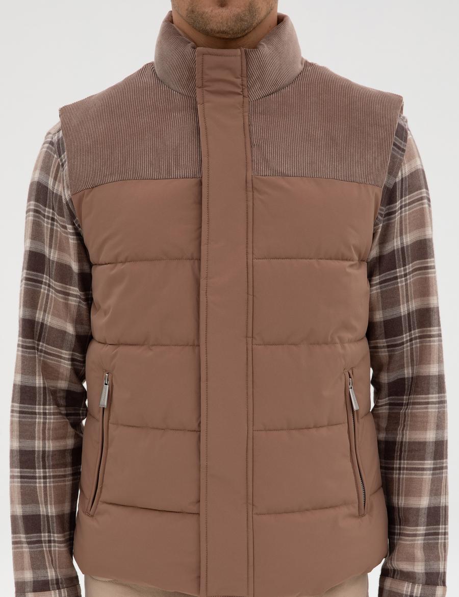 Vizon Kadife Detaylı Yelek