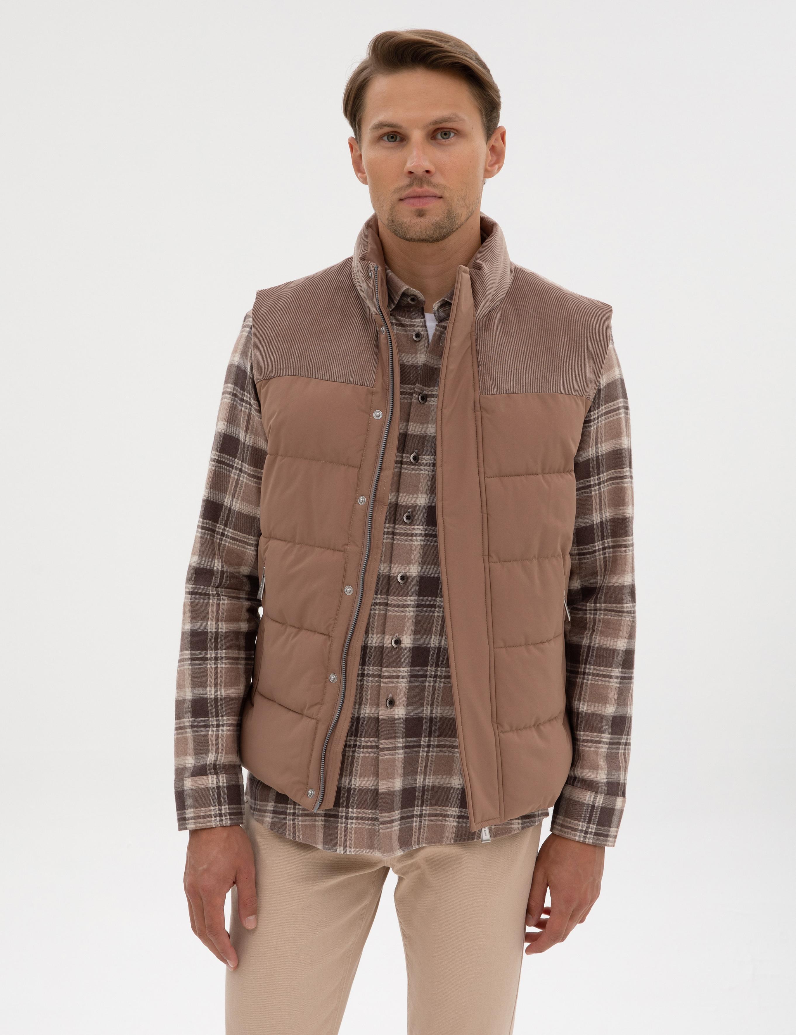 Vizon Kadife Detaylı Yelek