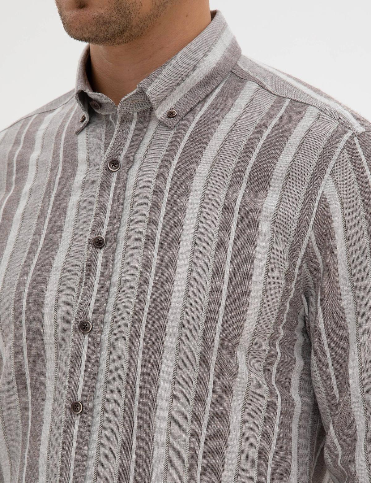 Vizon Regular Fit Uzun Kollu Gömlek - 50312328027