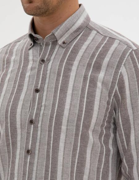 Vizon Regular Fit Uzun Kollu Gömlek - 50312328027