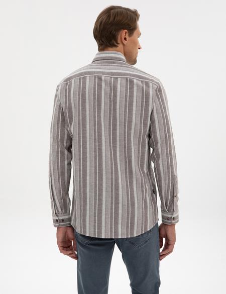 Vizon Regular Fit Uzun Kollu Gömlek - 50312328027