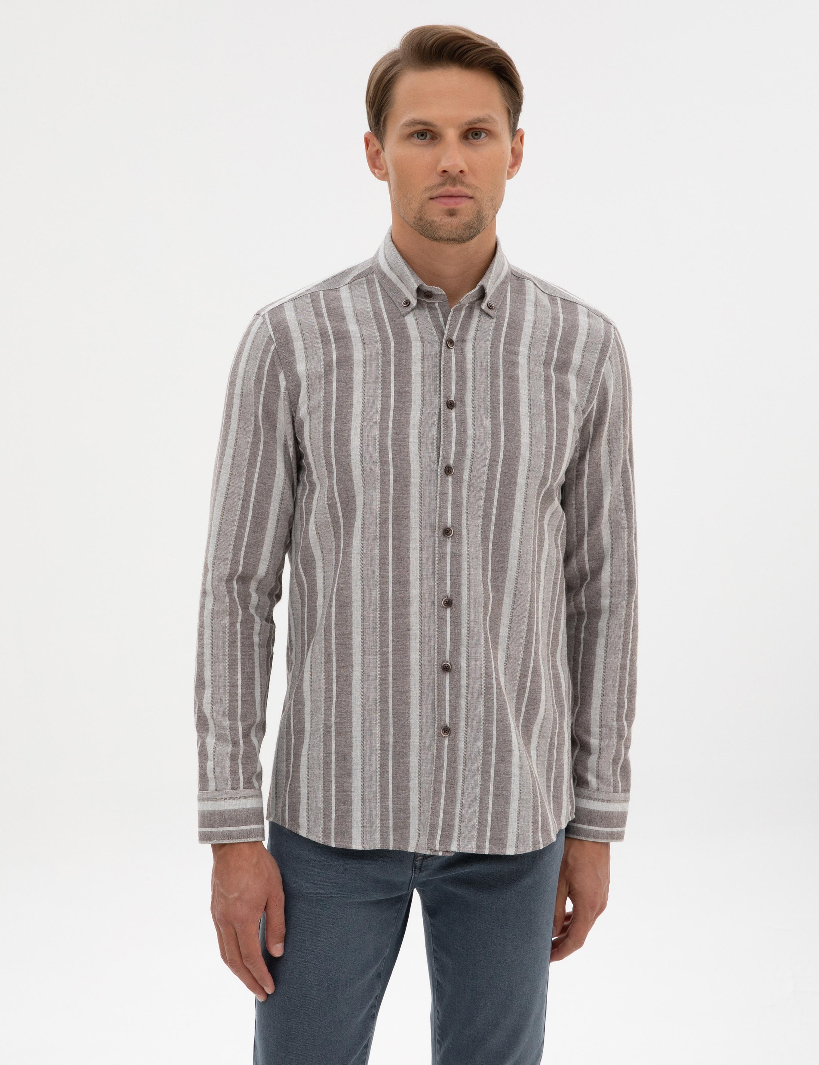 Vizon Regular Fit Uzun Kollu Gömlek