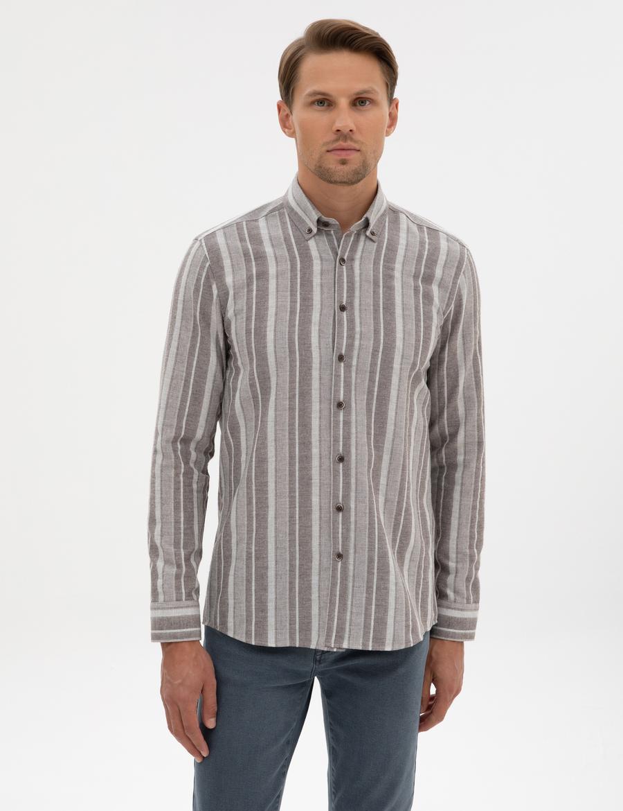 Vizon Regular Fit Uzun Kollu Gömlek