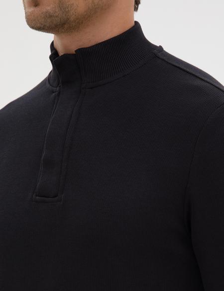 Siyah Regular Fit Sweatshirt - 50309343006