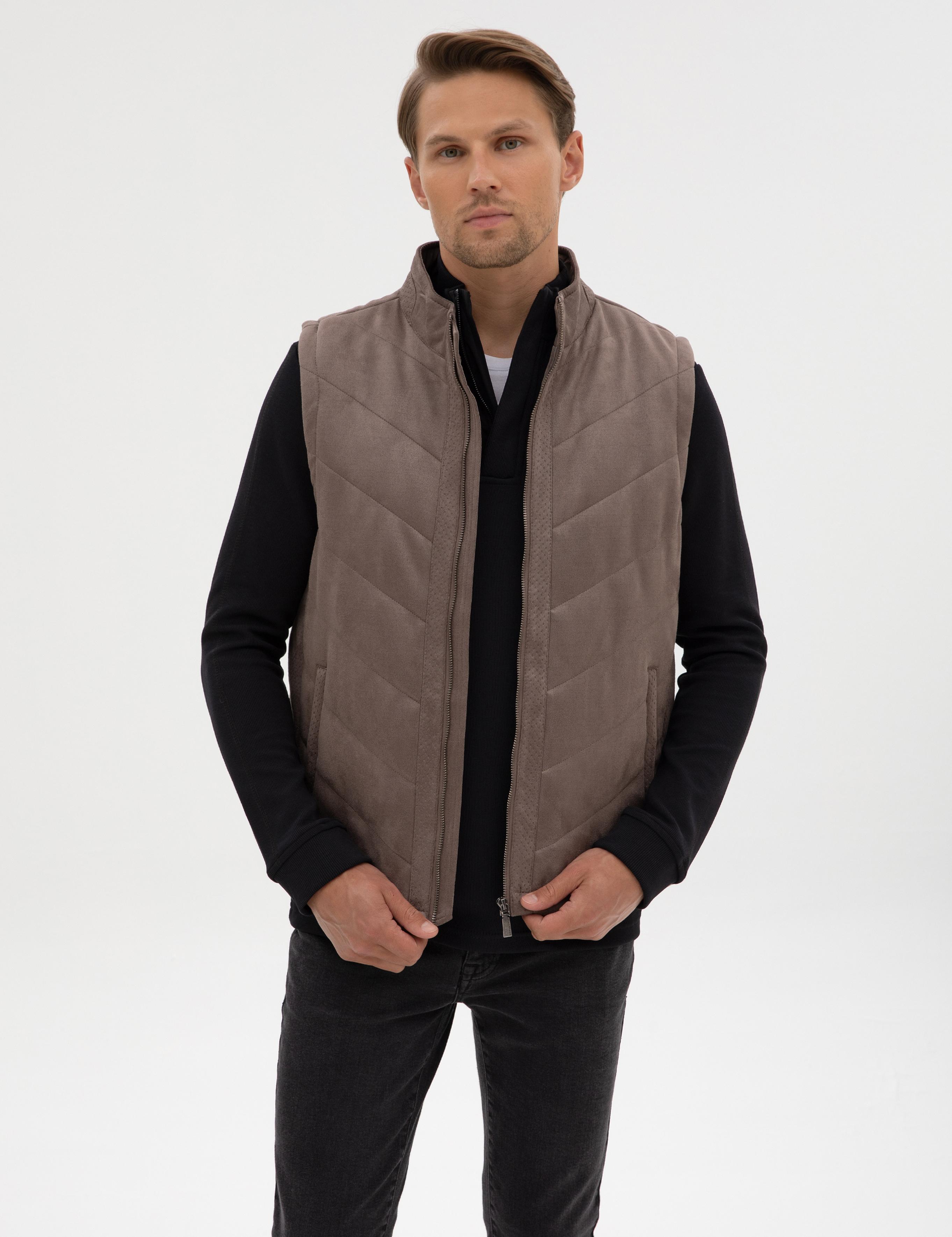 Taş Suni Deri Yelek