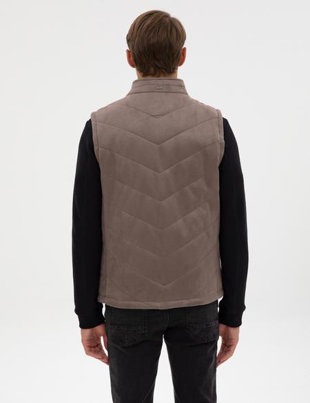 Taş Suni Deri Yelek - 50318040010