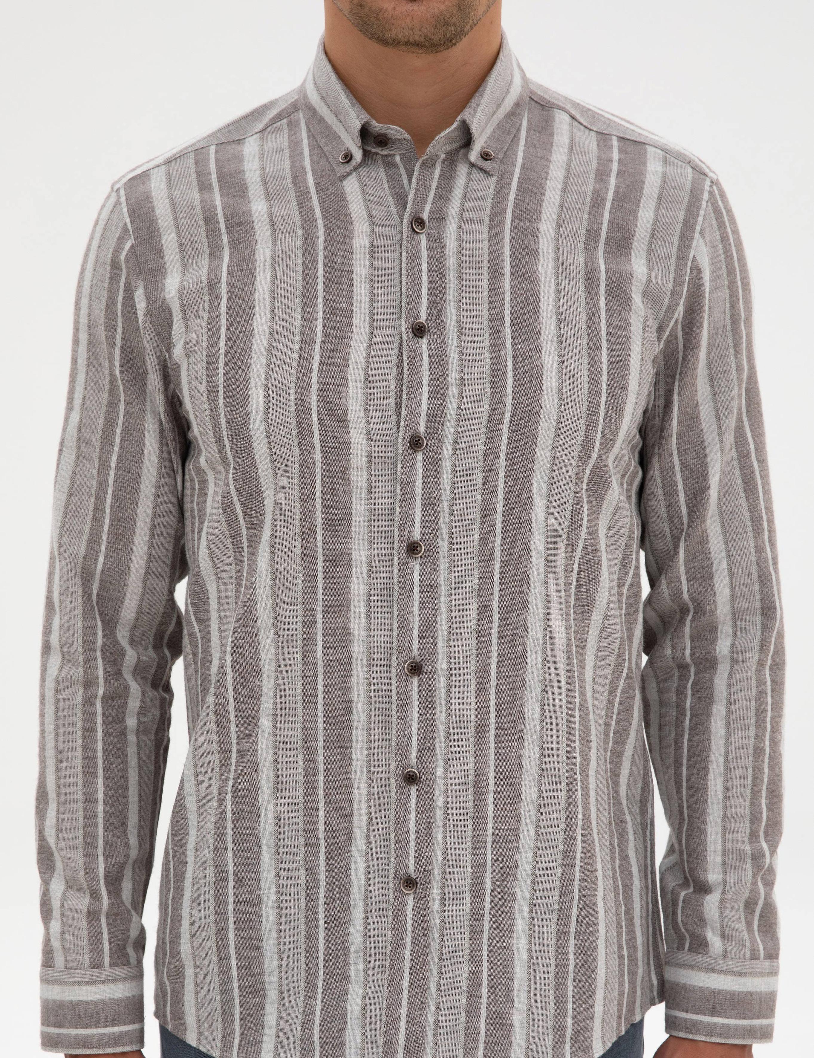 Vizon Regular Fit Uzun Kollu Gömlek