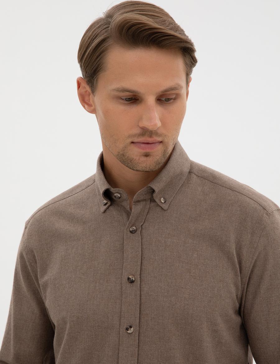 Vizon Regular Fit Uzun Kollu Gömlek