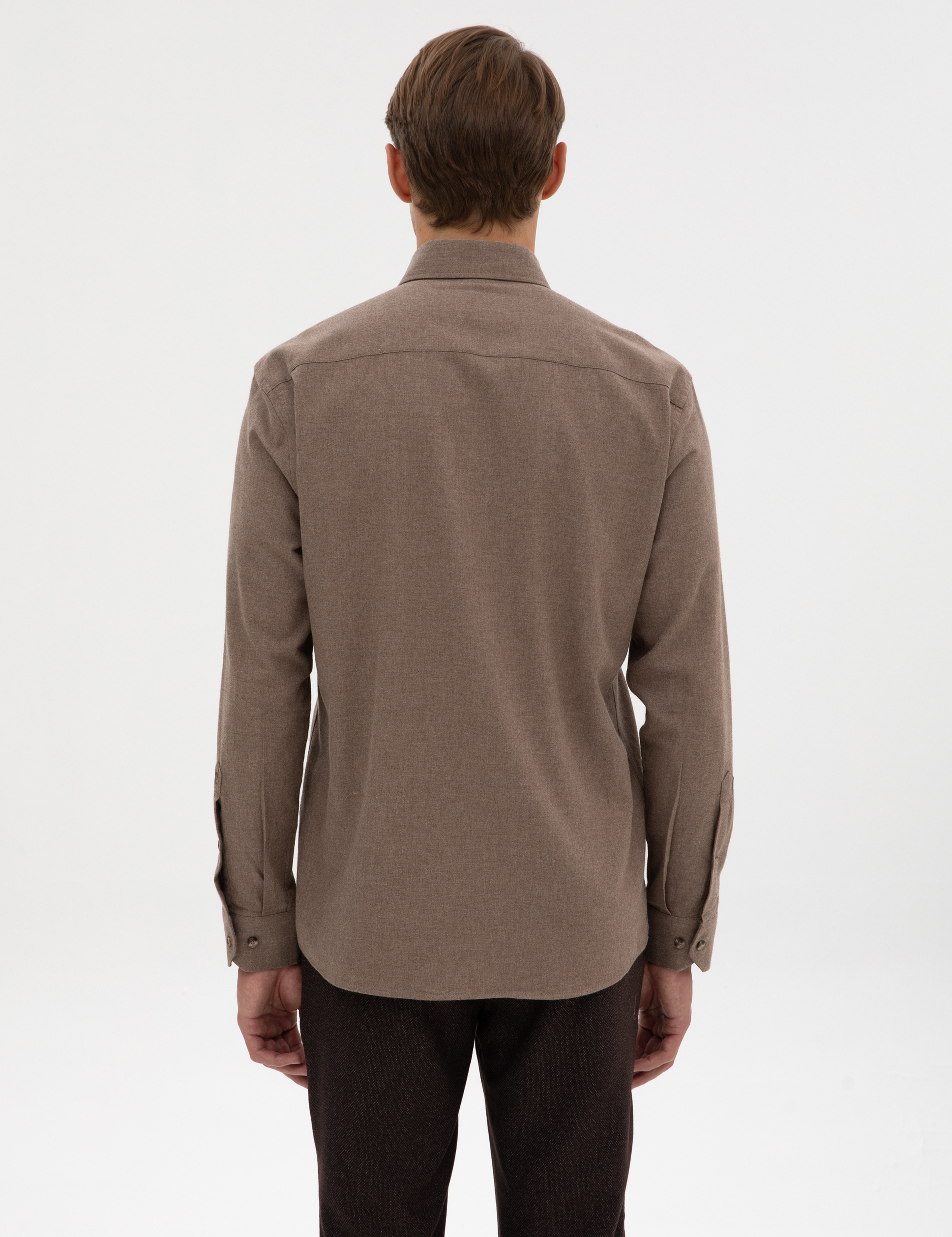 Vizon Regular Fit Uzun Kollu Gömlek - Image 5