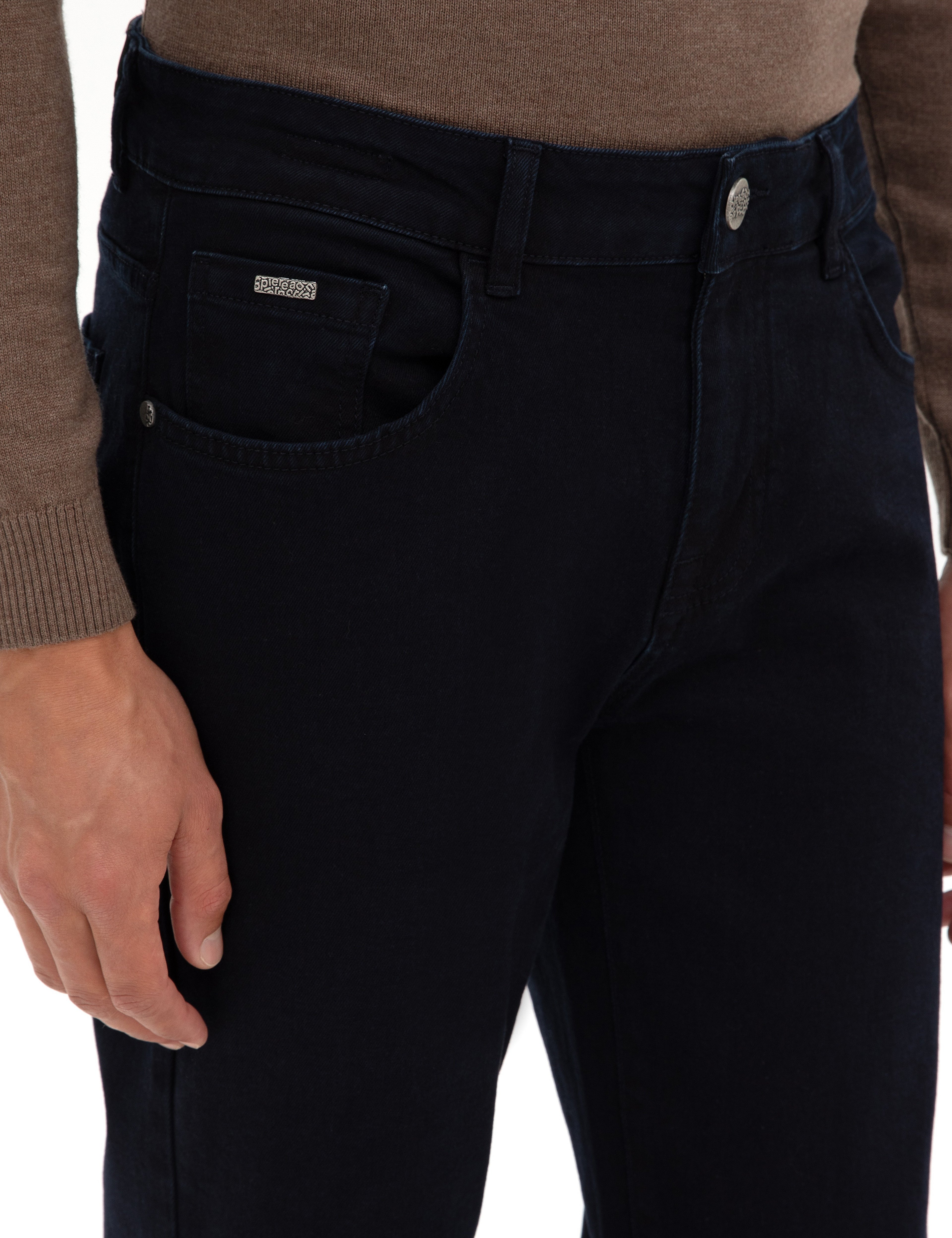 Koyu Lacivert Regular Fit Jean Pantolon