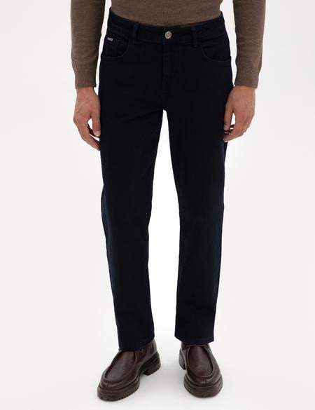Koyu Lacivert Regular Fit Jean Pantolon - 50315273037