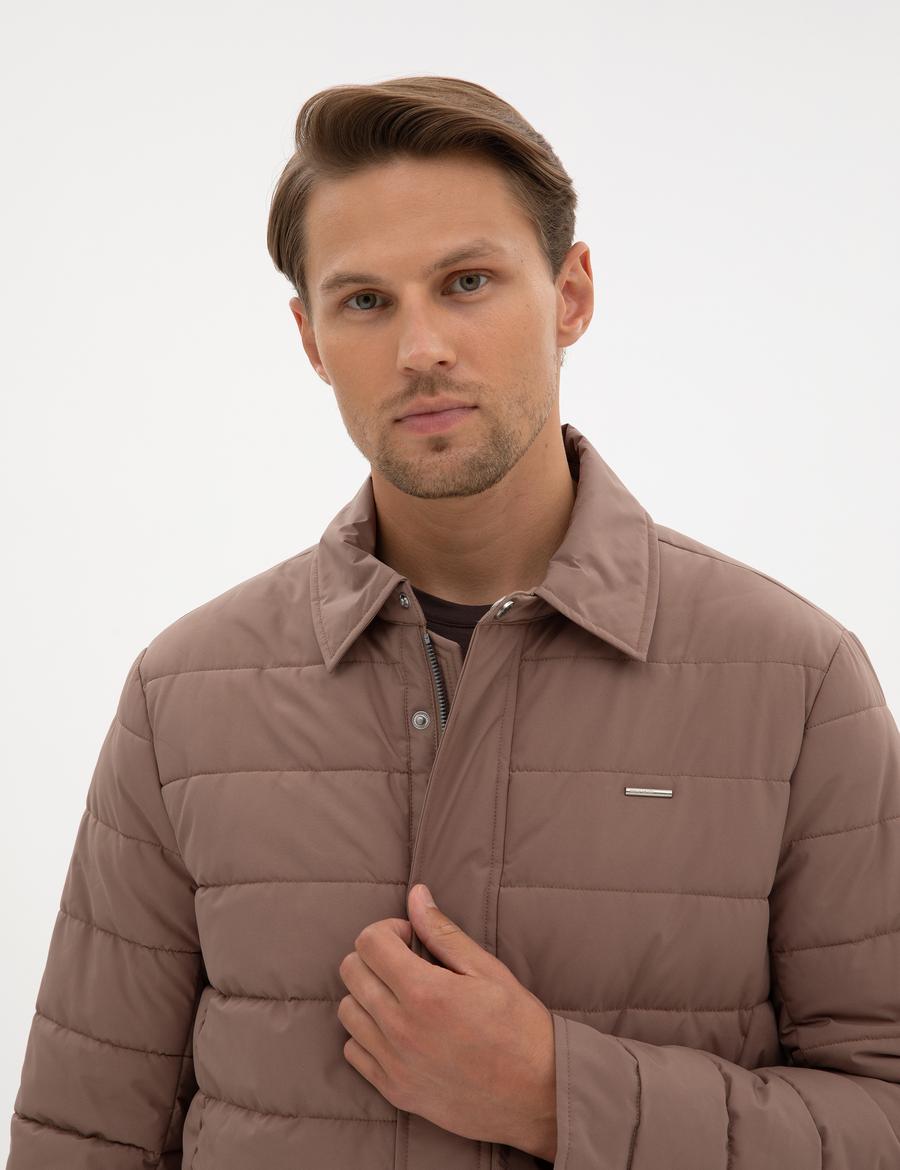 Vizon Gömlek Yaka Mont