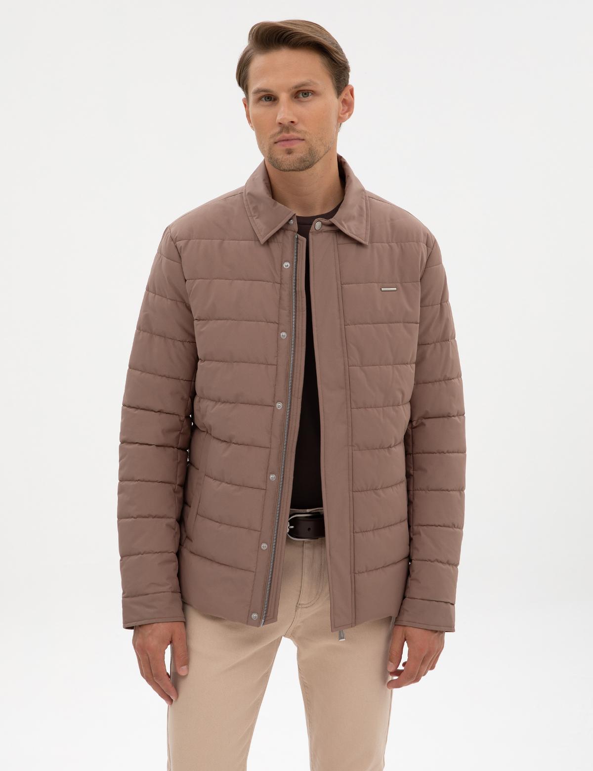 Vizon Gömlek Yaka Mont