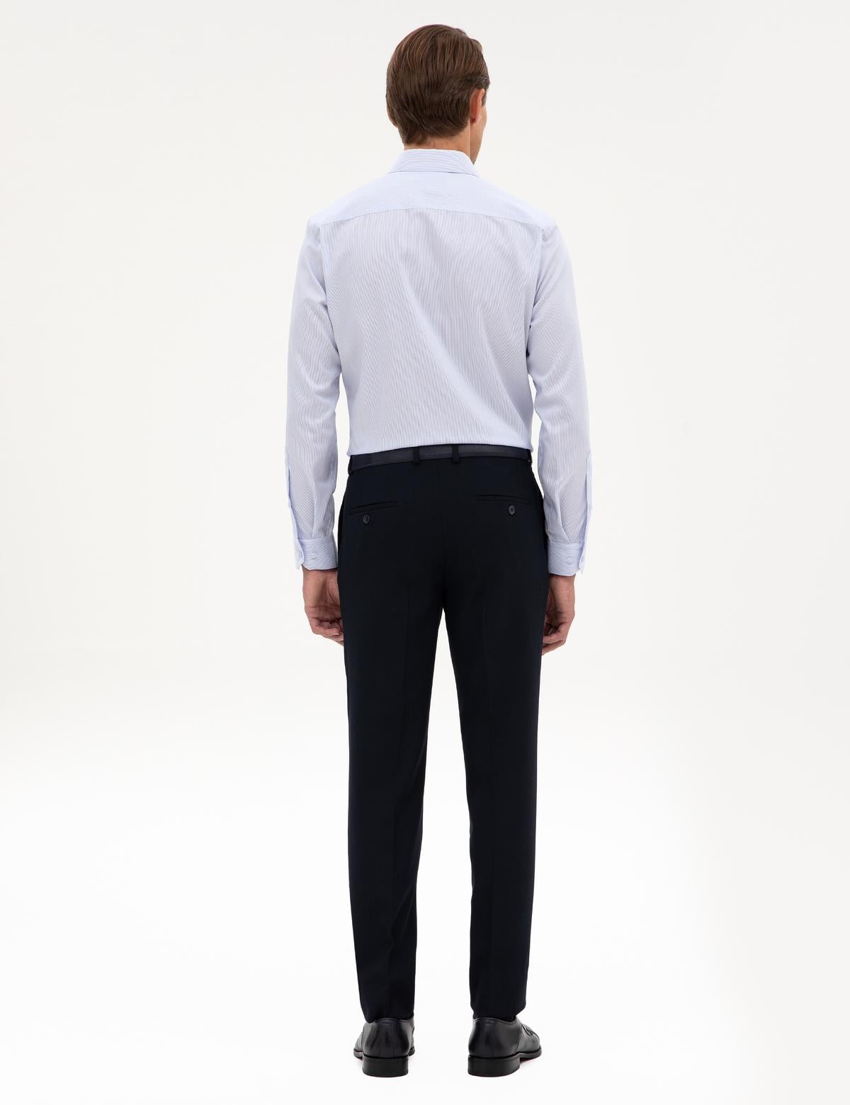 Lacivert Ex. Slim Fit Kumaş Pantolon - 50316298054