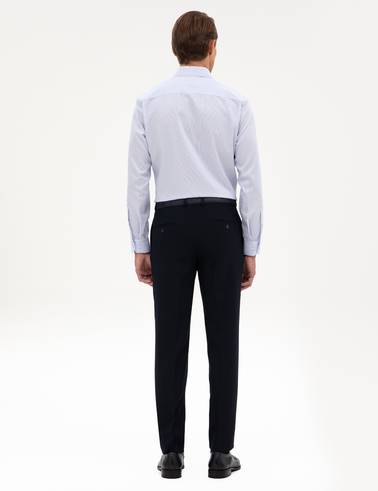 Lacivert Ex. Slim Fit Kumaş Pantolon