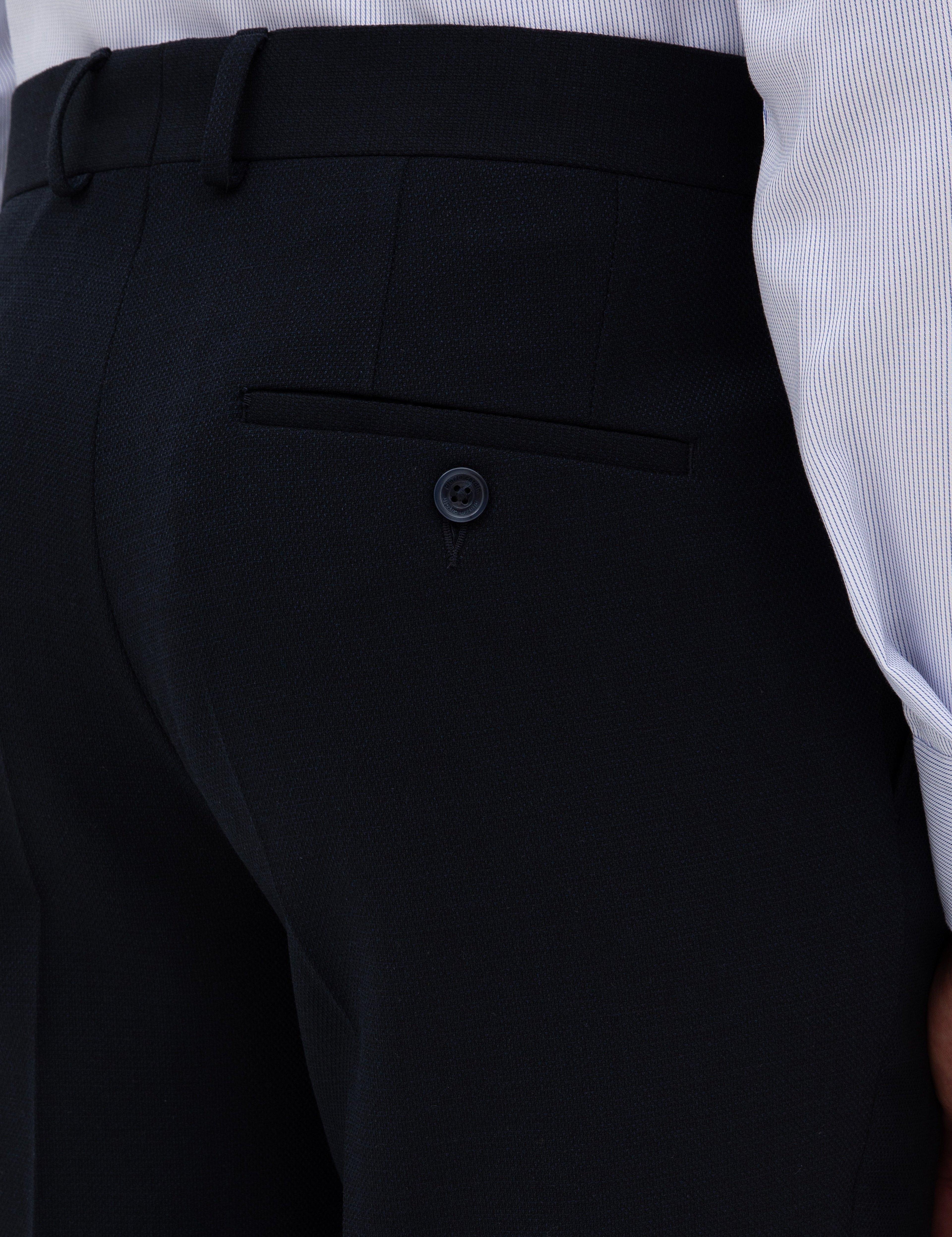 Lacivert Ex. Slim Fit Kumaş Pantolon - Image 6