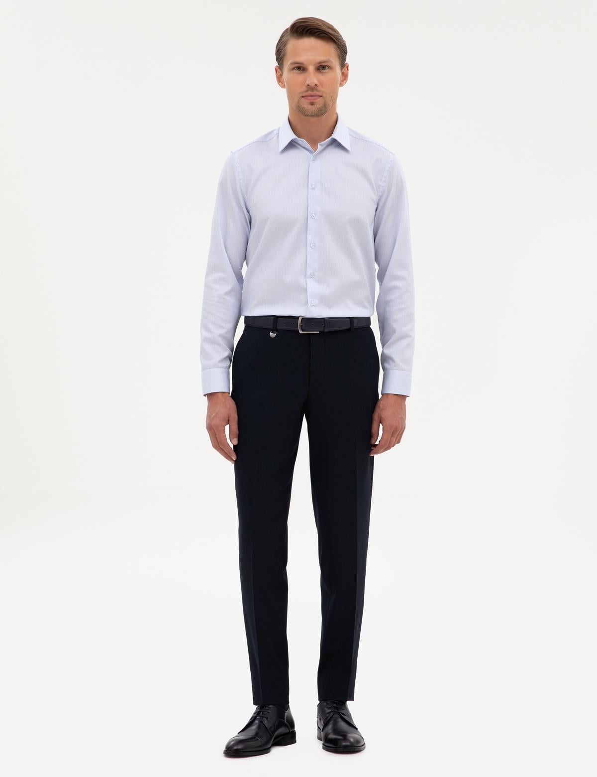 Lacivert Ex. Slim Fit Kumaş Pantolon - 50316298054