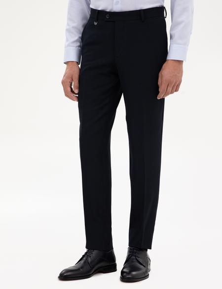 Lacivert Ex. Slim Fit Kumaş Pantolon - 50316298054