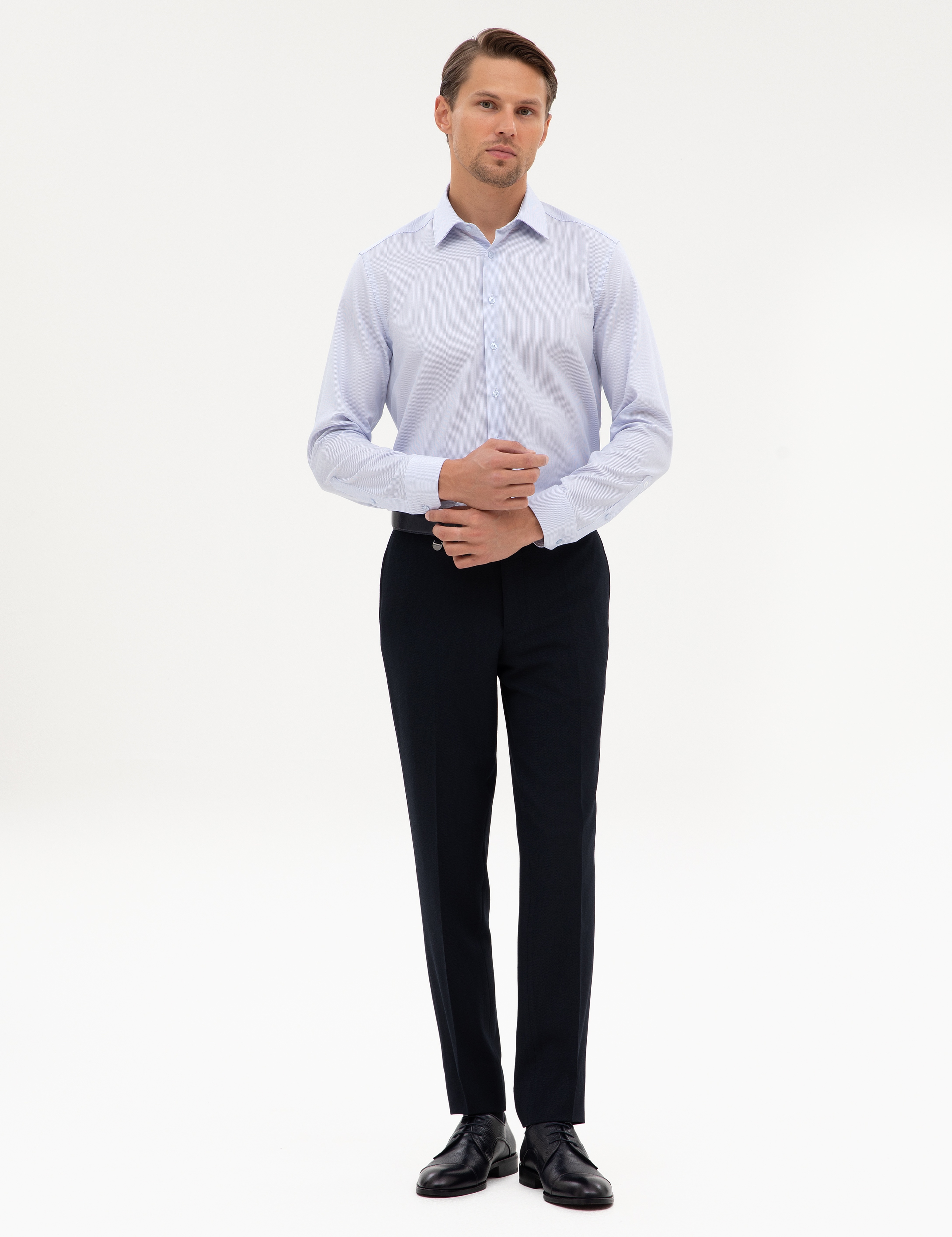 Lacivert Ex. Slim Fit Kumaş Pantolon