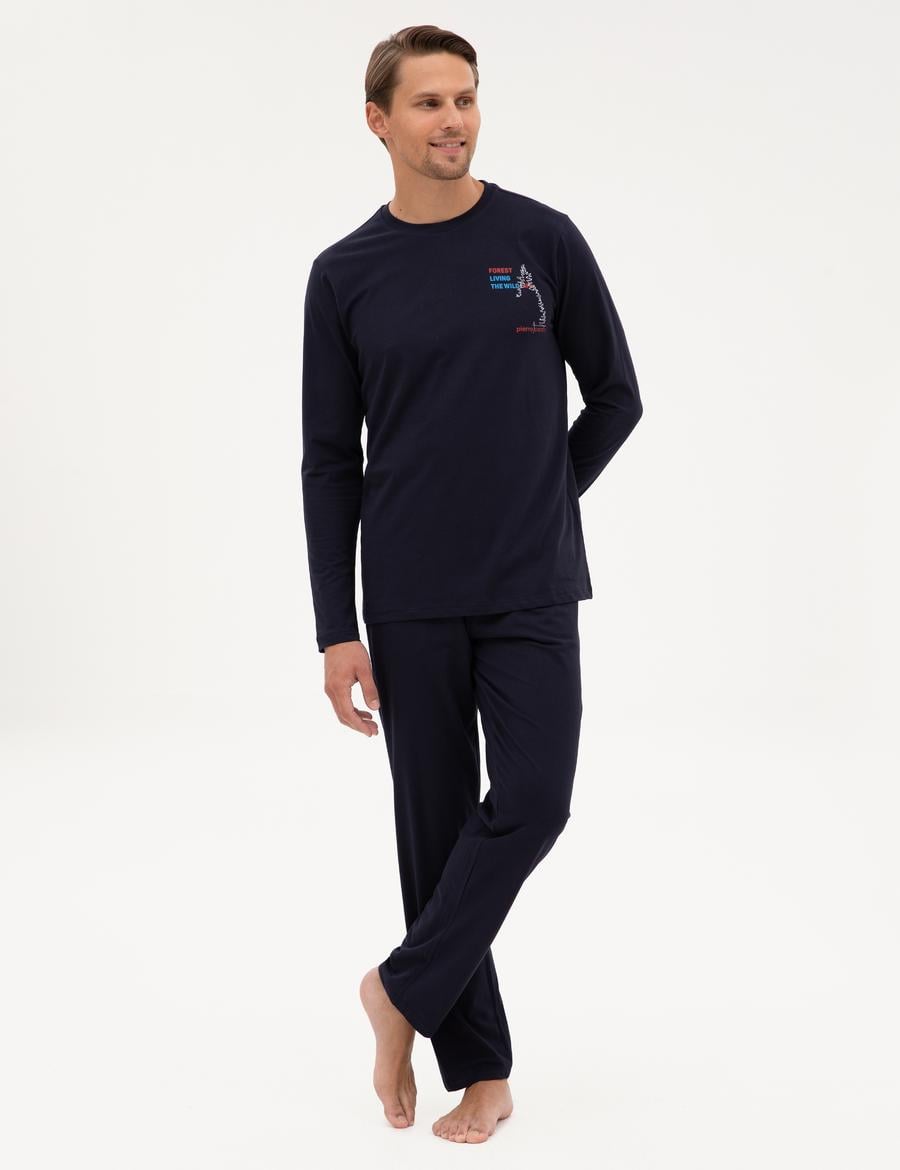 Lacivert Pijama Takımı