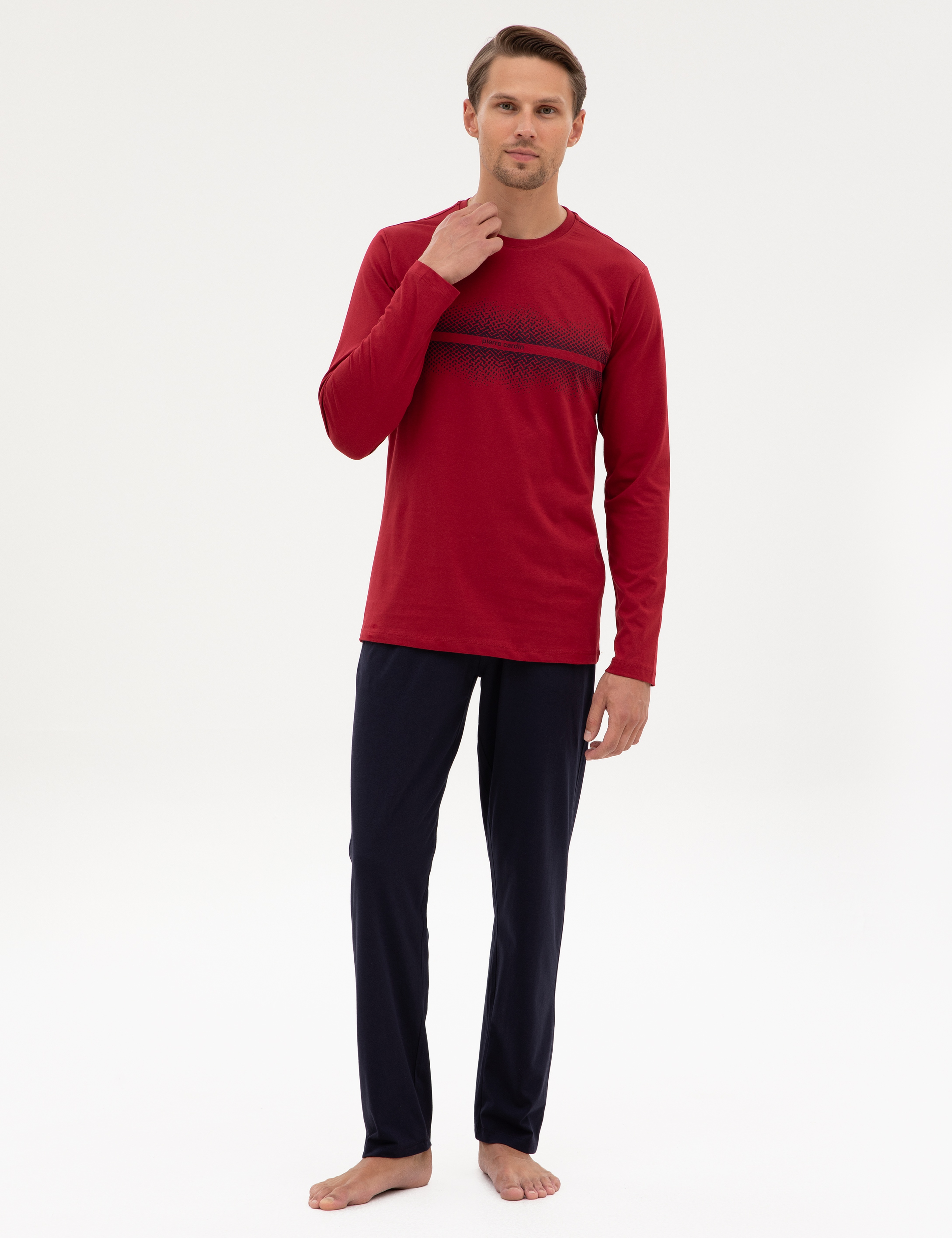 Bordo Pijama Takımı