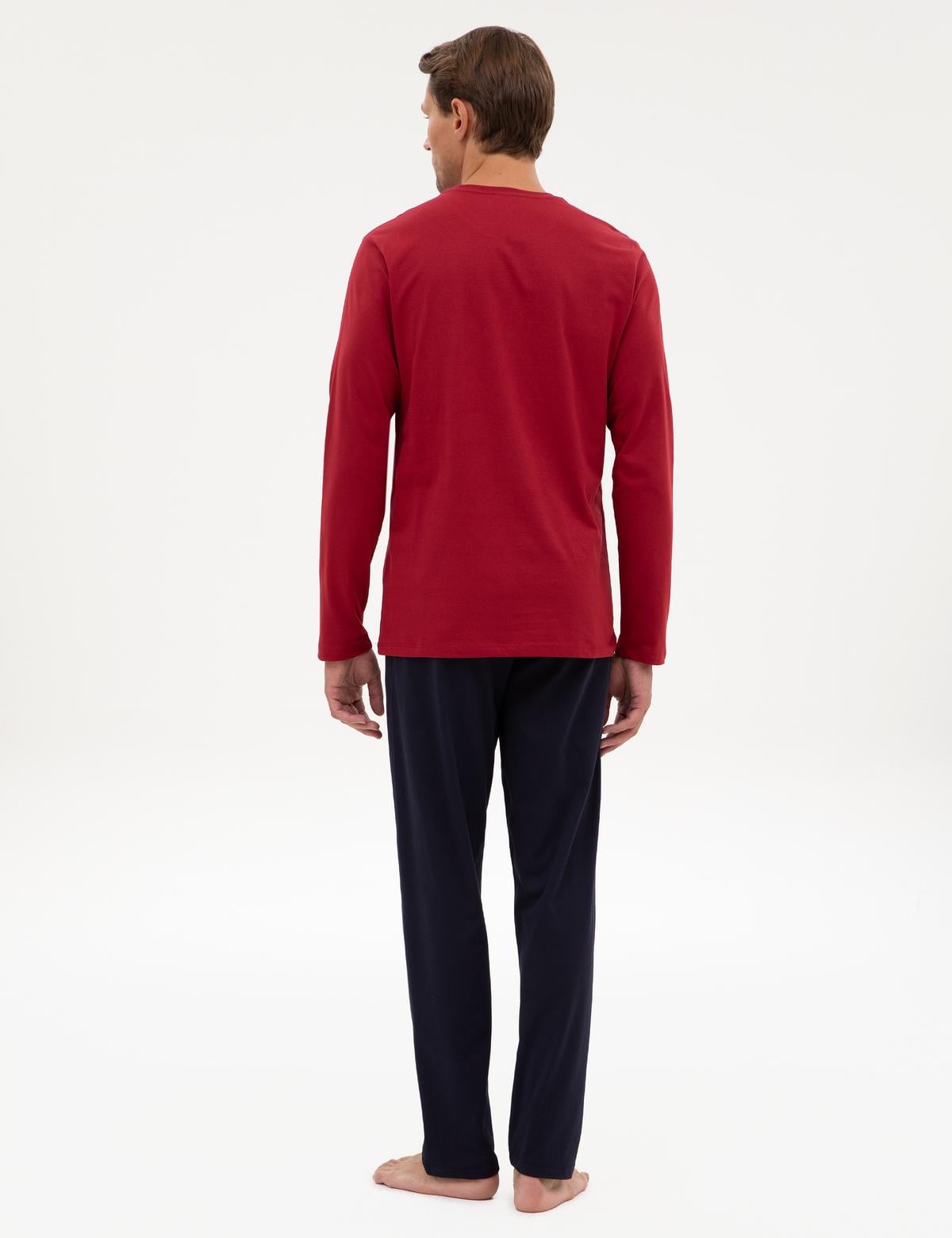 Bordo Pijama Takımı - 50322634011