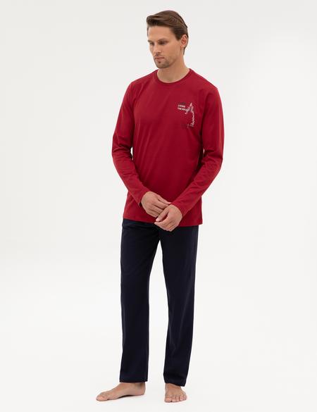 Bordo Pijama Takımı - 50322635007