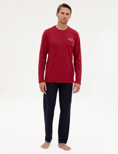 Bordo Pijama Takımı - 50322635007