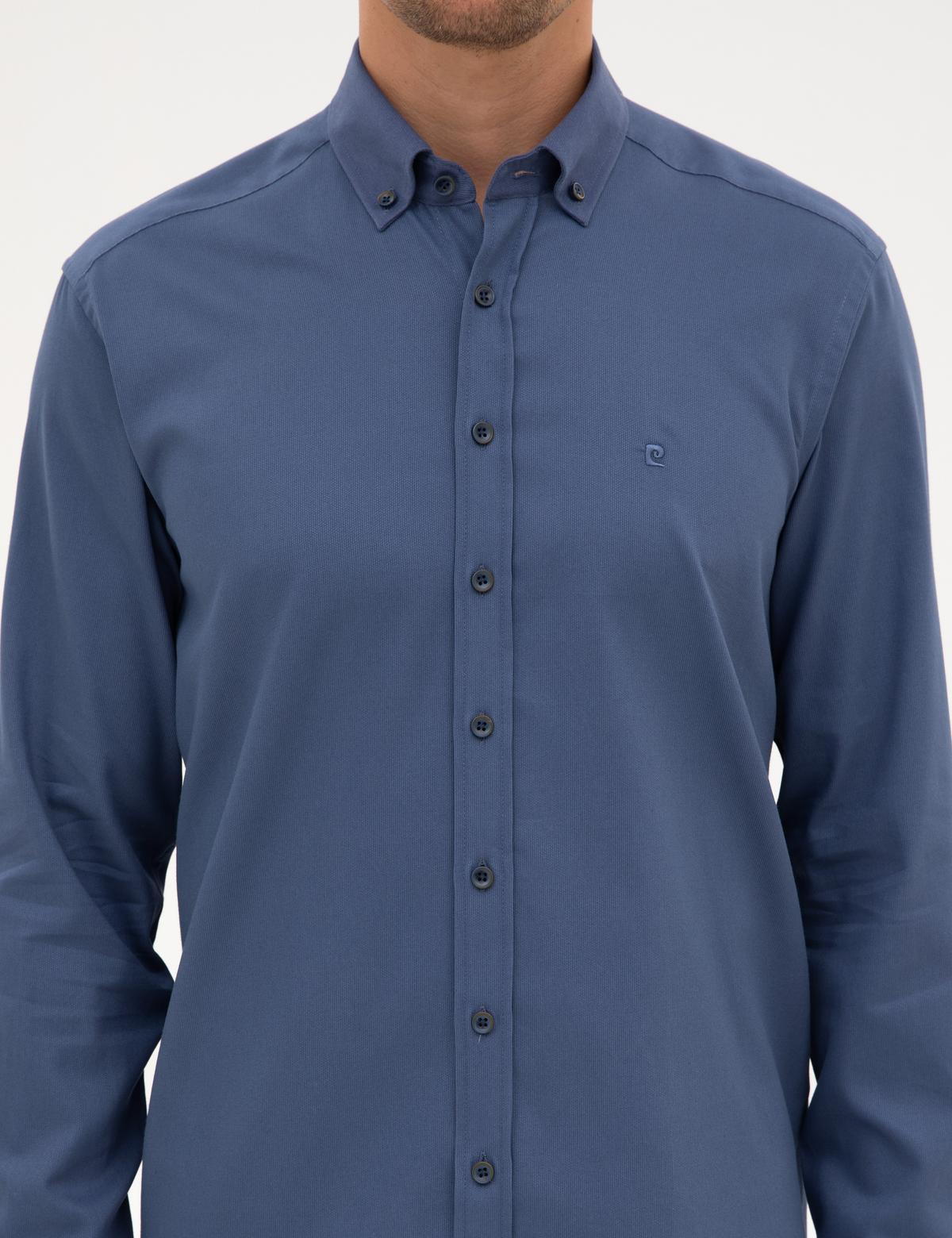 İndigo Regular Fit Uzun Kollu Gömlek - 50316736008