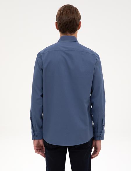 İndigo Regular Fit Uzun Kollu Gömlek - 50316736008