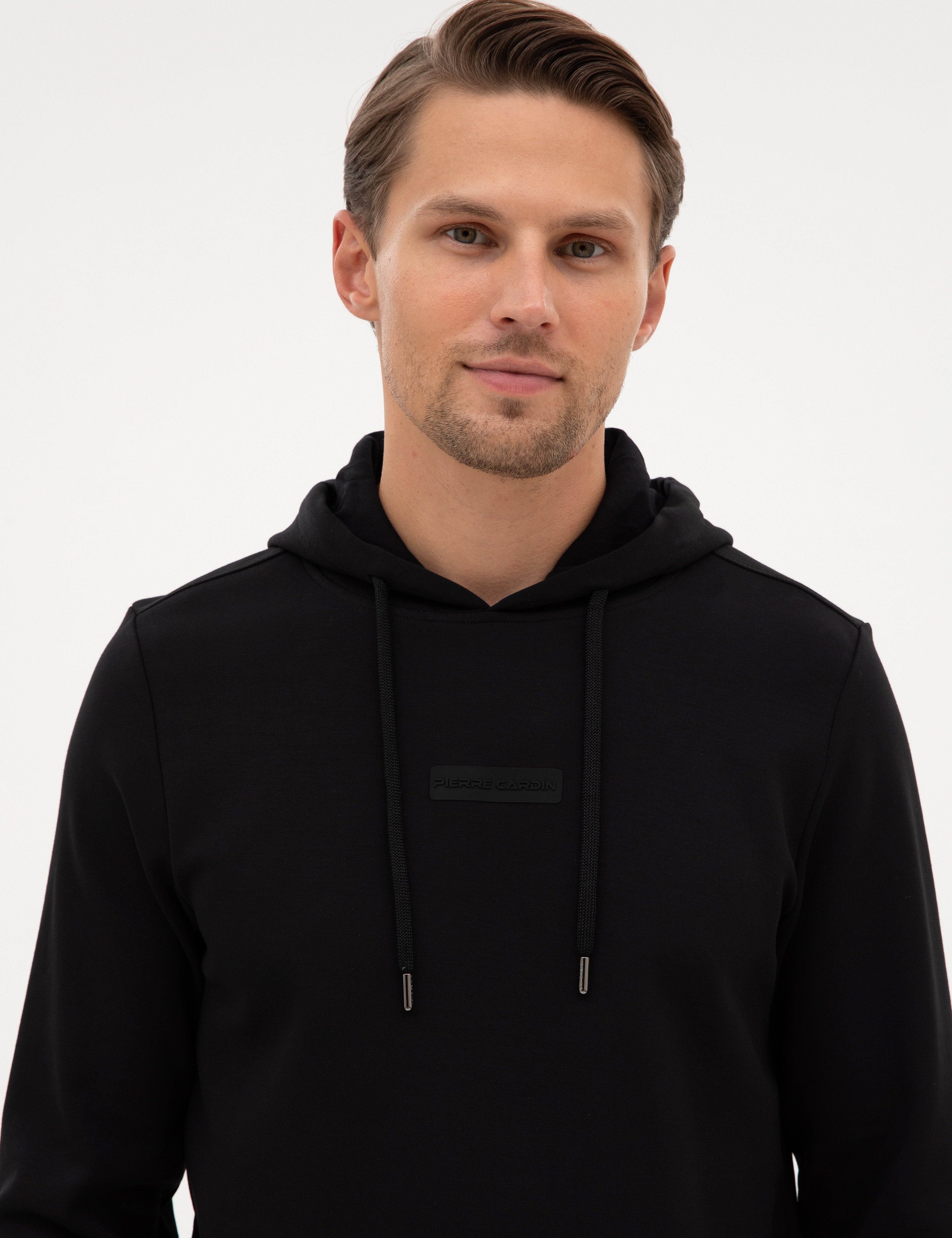 Siyah Regular Fit Sweatshirt - Image 2