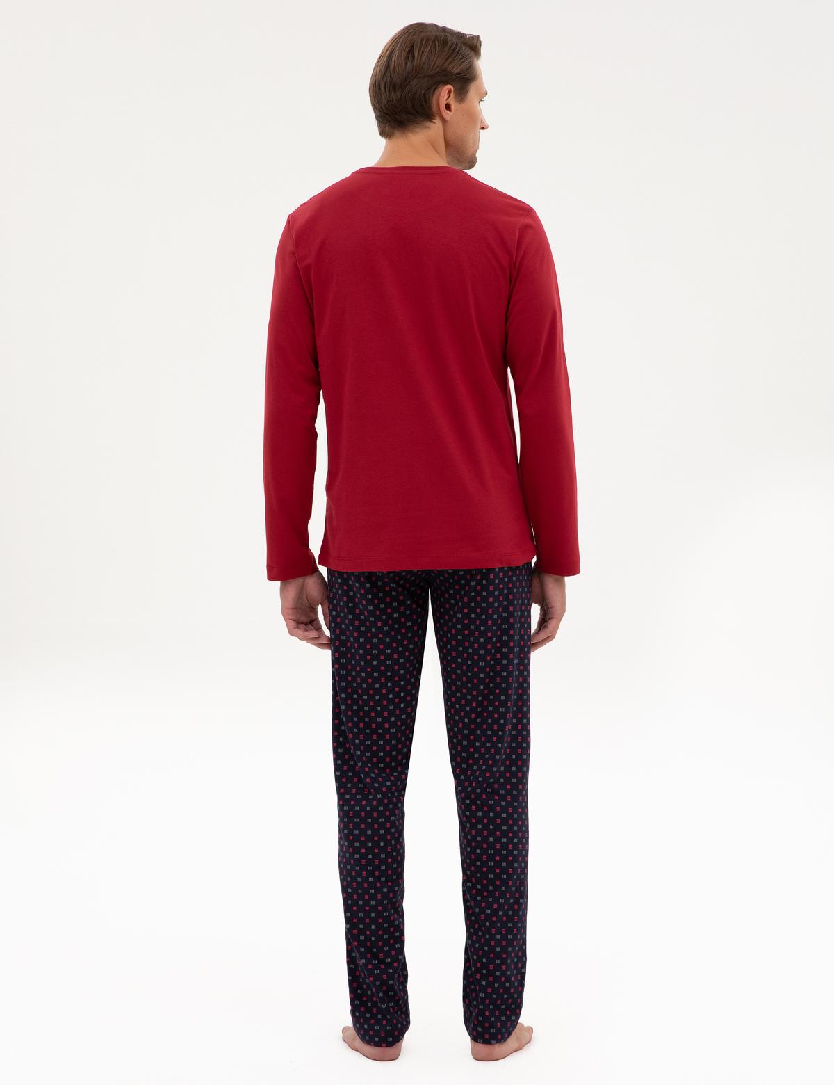 Bordo Pijama Takımı - 50322633011