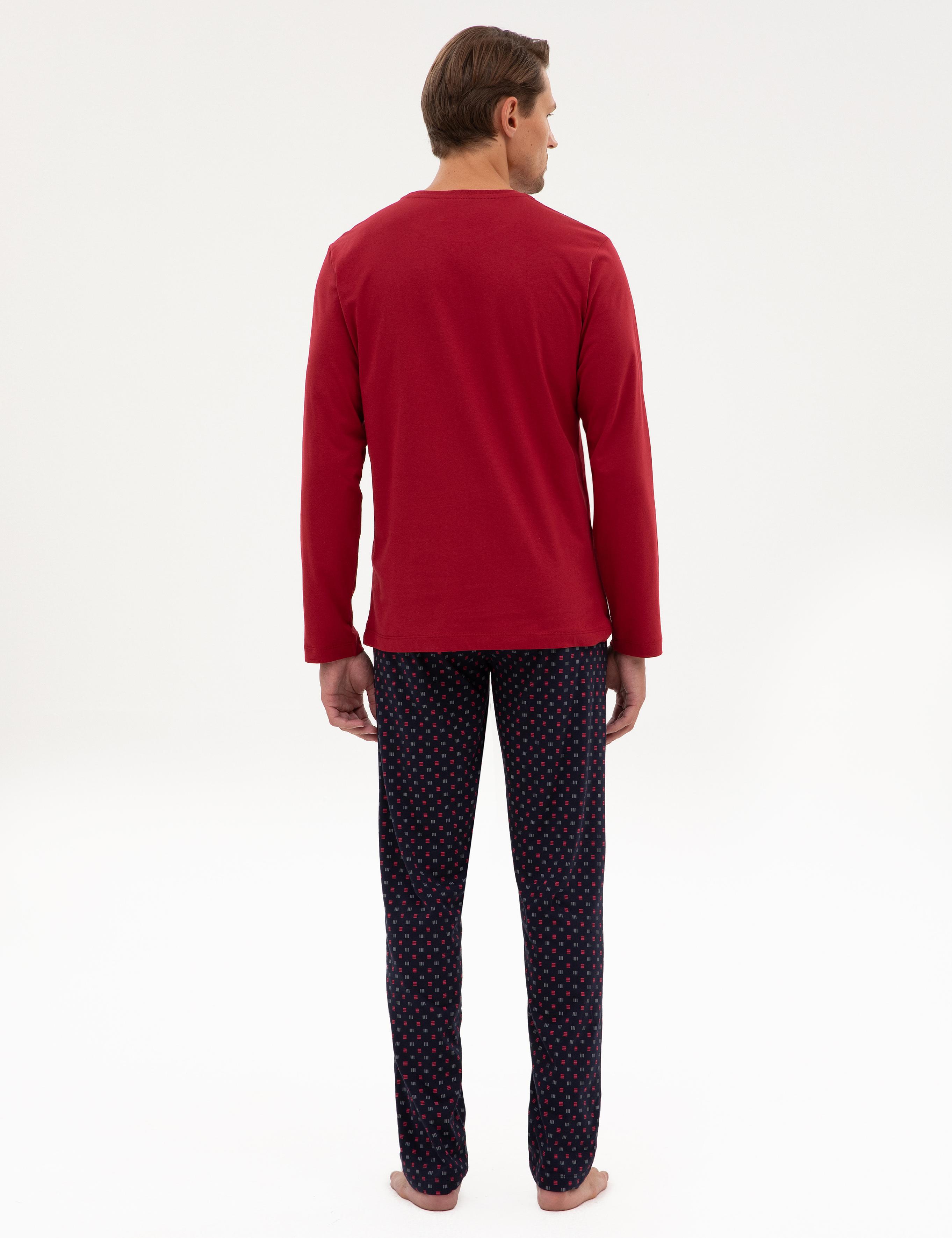 Bordo Pijama Takımı