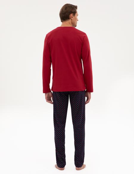 Bordo Pijama Takımı - 50322633011