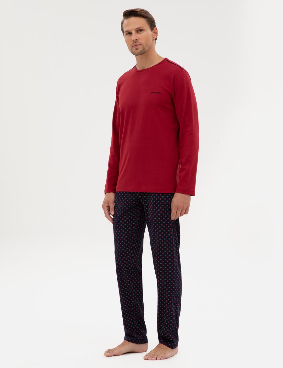 Bordo Pijama Takımı