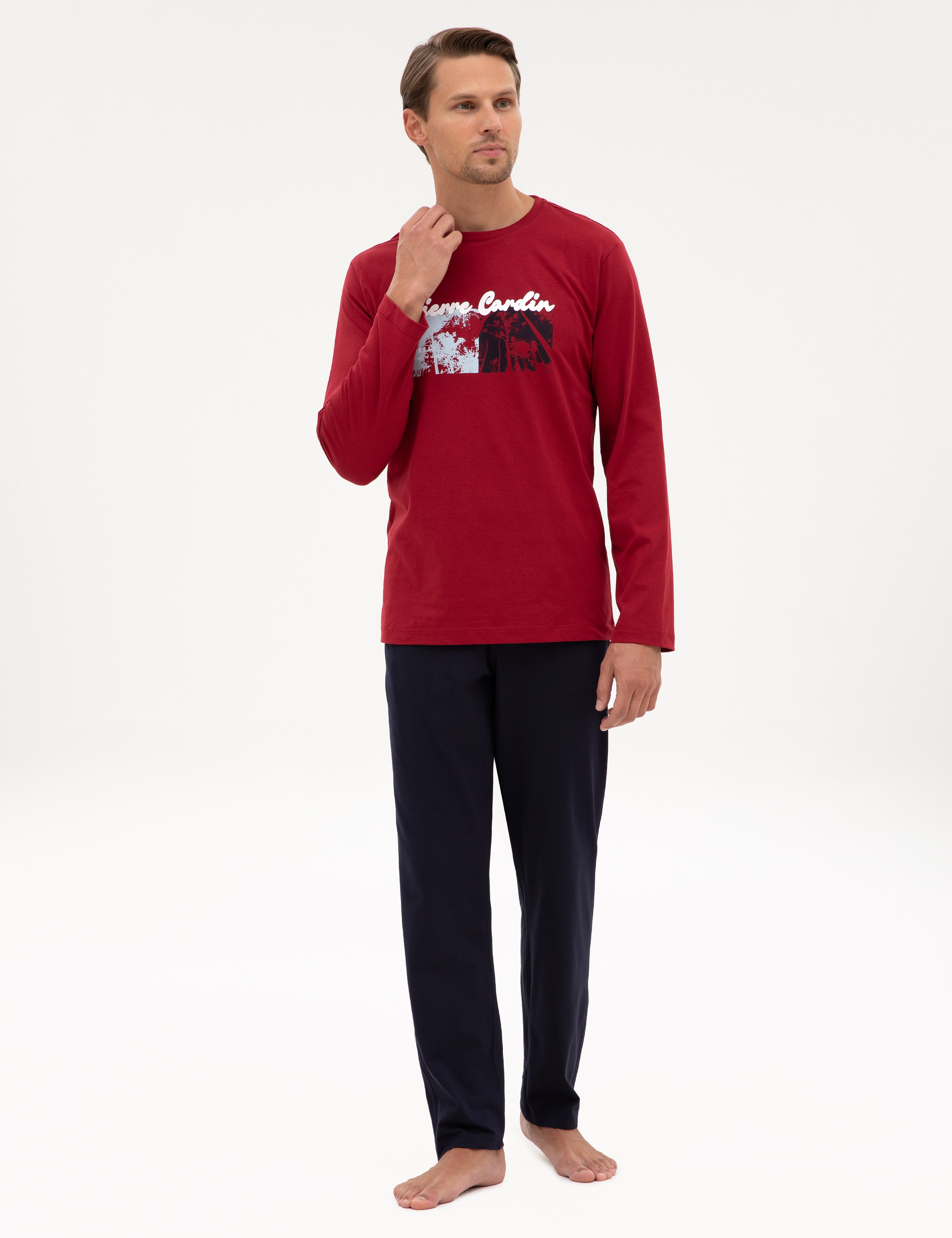 Bordo Pijama Takımı
