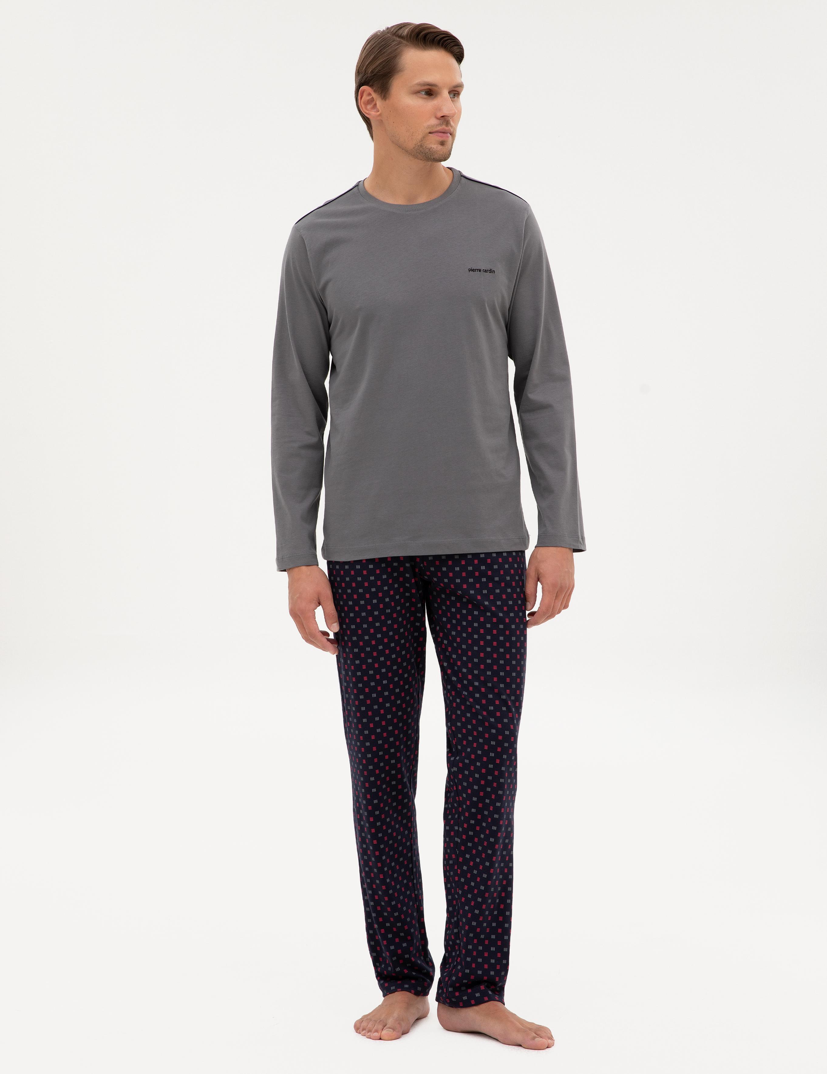 Koyu Gri Pijama Takımı