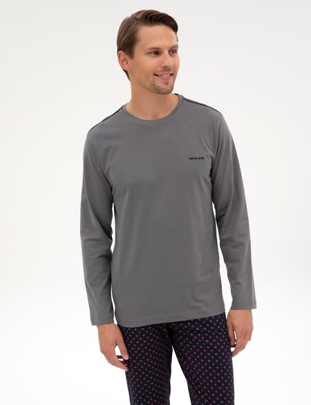 Koyu Gri Pijama Takımı - 50322633006