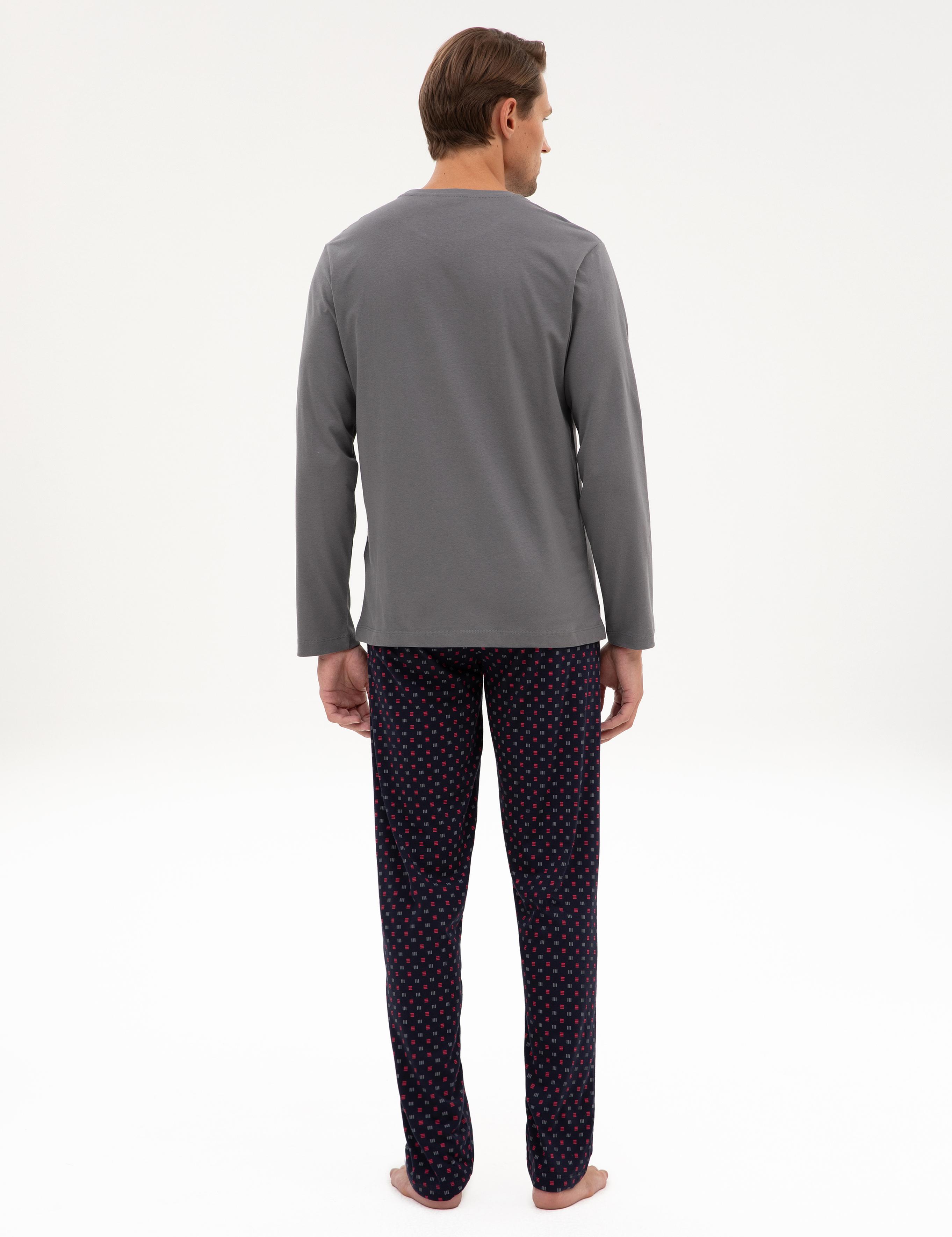 Koyu Gri Pijama Takımı