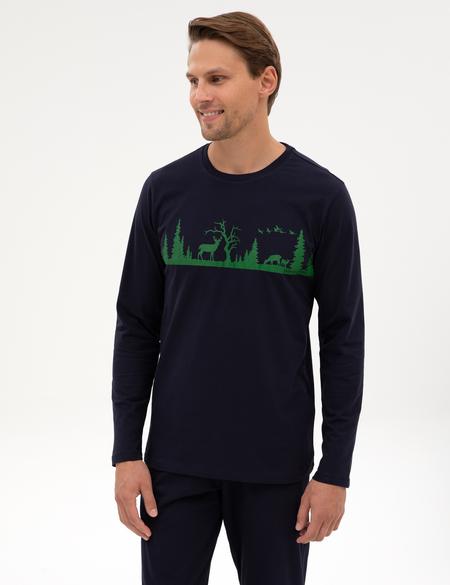 Lacivert Pijama Takımı - 50322636018