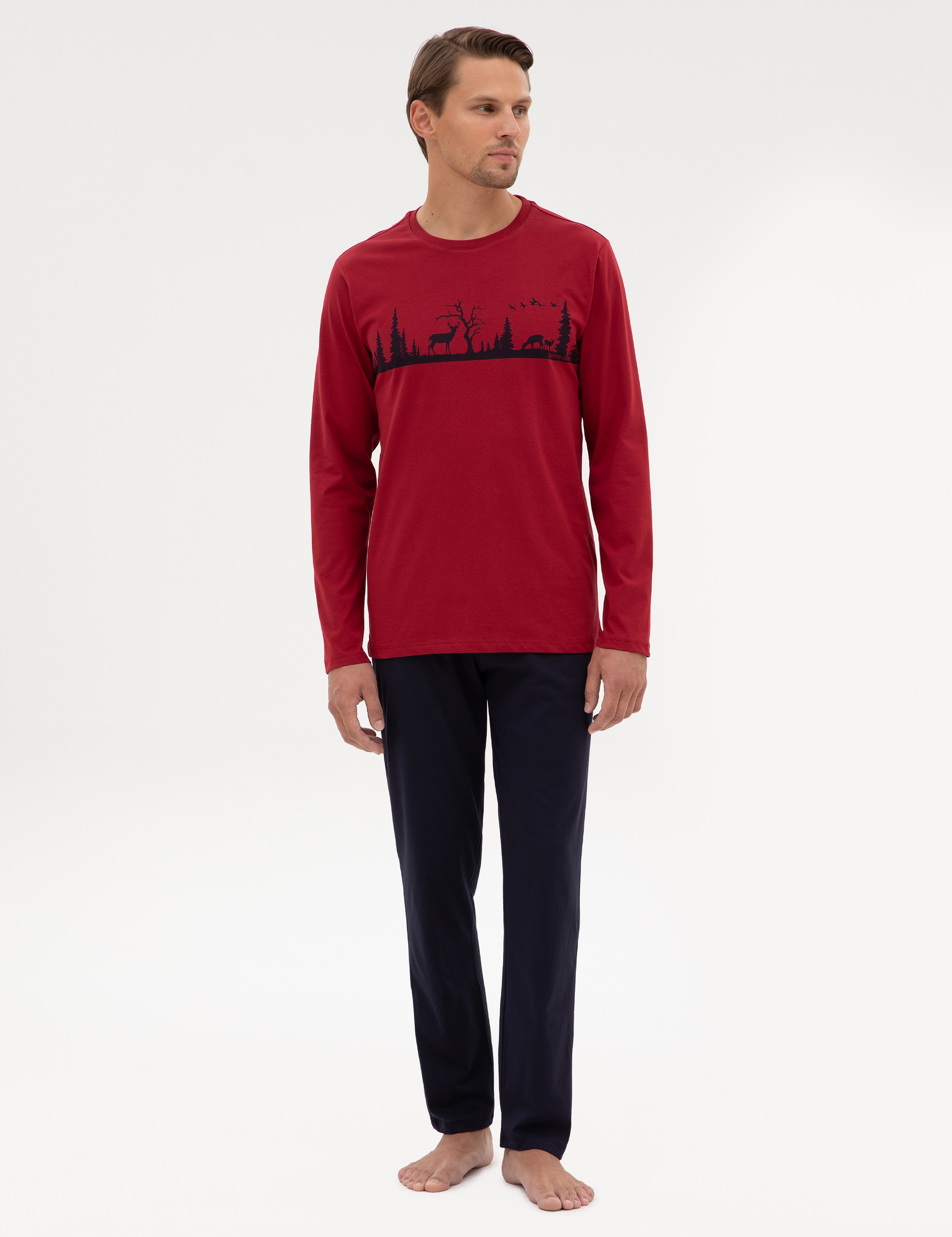 Bordo Pijama Takımı - Image 4