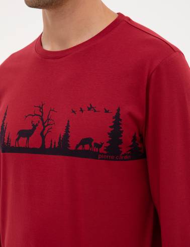 Bordo Pijama Takımı