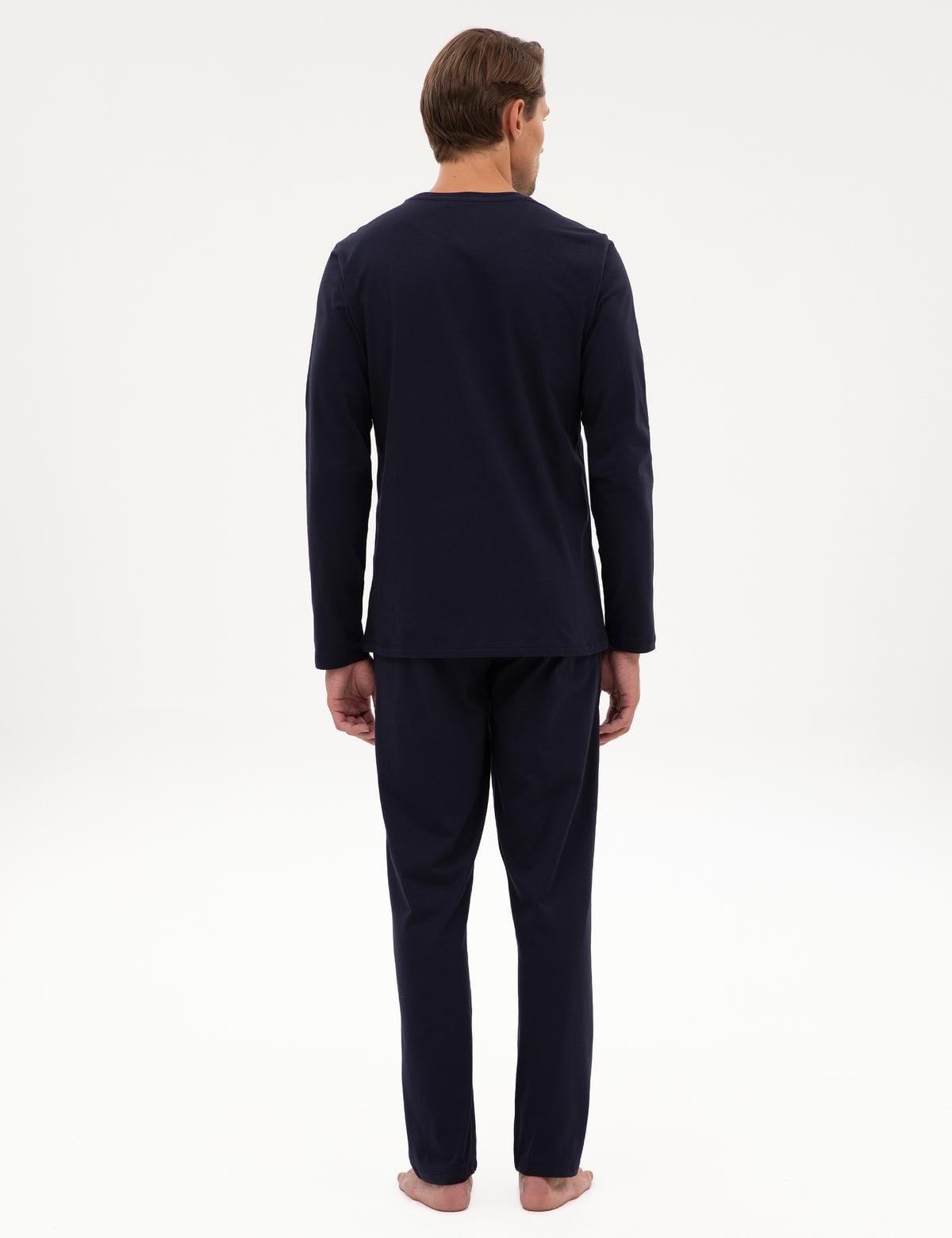 Lacivert Pijama Takımı - 50322636018